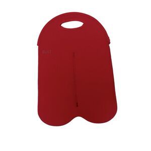 Built Red Double Wine Bottle Neoprene Carrier Holder Cooler